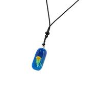 [RWAJZAX] Collar de medusa suave y luminoso por la noche, portátil, cómodo, accesorios de joyería para fiestas, ropa casual