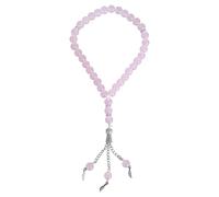 [RWAJZAX] Cuentas redondas de oración unisex para mujeres y hombres, cuentas de oración musulmanas, borlas, pulseras de rosario