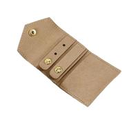 RWAJZAX Elegante estuche de joyería portátil y práctico organizador de almacenamiento pequeña bolsa de embalaje para anillos pulseras pendientes collares correas con hebilla, talla única, como se