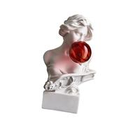 RWAJZAX Figura griega única con burbuja de resina soplada. Clásica escultura griega del busto para más diversión como escritorio y sala de estar decoración de oficina