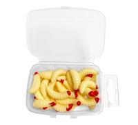 RWAJZAX Lombrices de tierra de plástico blando, señuelos artificiales suaves para lombrices de pan, señuelos de pesca, jigging artificiales, lombrices