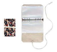 RWAJZAX Organizador de herramientas de punto portátil multiusos con 6 agujeros desmontable, bolsa de PVC desmontable