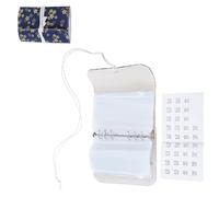 RWAJZAX Organizador de herramientas de punto portátil multiusos con 6 agujeros desmontable, bolsa de PVC desmontable