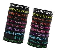 [RWAJZAX] Pulseras de silicona inspiradoras pulseras motivacionales multicolores con frases inspiradoras para adolescentes y adultos