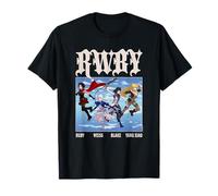 RWBY Character Group Action Poses Anime Cartoon Camiseta