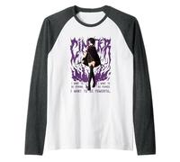 RWBY Cinder Fall Heavy Metal Anime Cartoon Camiseta Manga Raglan