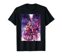 RWBY Colorful Show Poster Anime Cartoon Camiseta