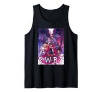 RWBY Colorful Show Poster Anime Cartoon Camiseta sin Mangas