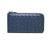 RWCCCRW Bolsos Carteras de Mujer Clips Largos para Dinero de Cuero Genuino Estuches para Tarjetas de Visita Monederos Bolsas (Tamaño: Azul)