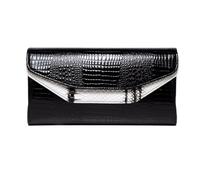 RWCCCRW Bolsos Carteras para Mujer Estuches para Tarjetas de Visita Bolsos de Hombro Monederos de Cuero Genuino Clips para Dinero Bolsos de Noche de Piel de Vaca (Tamaño: Blanco)