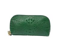 RWCCCRW Bolsos Carteras para Mujer Monederos Bolsas Organizadores de Dinero Bolsos de Noche de Cuero Genuino Estuches para Tarjetas Clips para Dinero (Tamaño: Verde)