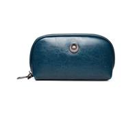 RWCCCRW Bolsos Carteras para Mujer Monederos Bolsas Organizadores de Dinero Bolsos de Noche de Cuero Genuino Estuches para Tarjetas (Tamaño: Azul)