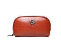 RWCCCRW Bolsos Carteras para Mujer Monederos Bolsas Organizadores de Dinero Bolsos de Noche de Cuero Genuino Estuches para Tarjetas (Tamaño: Marrón)