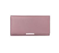 RWCCCRW Bolsos Monederos de Piel de Vacuno para Mujer Estuches para Tarjetas Clips para Dinero de Cuero Genuino Carteras de Bloqueo Bolsos de Noche (Tamaño: Púrpura)