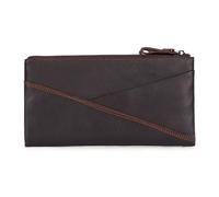 RWCCCRW Cartera para Hombre Bolso de Mano Largo Cera de Aceite Bolso con Doble Cremallera para Hombre Bolso multifunción para Tarjetas, la Mejor opción (Color: C, Tamaño: 22 * 12 * 2.5 cm)