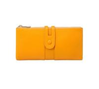RWCCCRW Carteras para Mujer Clips Largos para Dinero Estuches para Tarjetas de Visita Monederos de Cuero Genuino Bolsas Bolsos Bolsos de Noche Organizadores de Dinero (Tamaño: Amarillo)