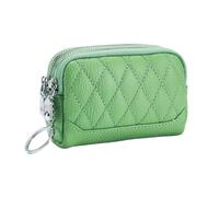 RWCCCRW Carteras para Mujer Monederos de Cuero Genuino Bolsas Organizadores de Dinero de Piel de Vaca Bolsas Estuches para Tarjetas Bolsos (Tamaño: Verde)