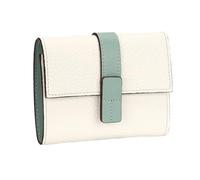 RWCCCRW Carteras pequeñas Monederos para Mujer Estuches para Tarjetas Clips para Dinero de Cuero Genuino Carteras de Bloqueo Bolsos (Tamaño: Blanco)