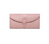 RWCCCRW Clips Largos de Cuero para Dinero Estuches para Tarjetas de Visita Monederos de Piel de Vacuno para Mujer Carteras Carteras de Bloqueo Bolsos de Noche Bolsos (Tamaño: Rosa)