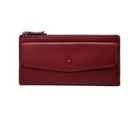 RWCCCRW Clips para Dinero Estuches para Tarjetas de Visita Carteras para Mujer Carteras de Bloqueo Monederos de Cuero Genuino Bolsas Bolsos (Tamaño: Rojo)