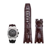 RWCCCRW Correa de cuero importada de 28mm para AP para Audemars Piguet 42mm para Royal Oak Offshore accesorios de correa de reloj hebilla 15710/15703
