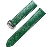 RWCCCRW Correa de reloj de cuero genuino para Cartier TANk SOLO, pulsera con cierre plegable para hombre y mujer, 17mm, 20mm, 22mm, 23mm y 25mm