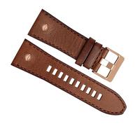 RWCCCRW Correa de reloj de cuero genuino para diésel DZ4476/4482 DZ7408 7406 4318, correa de reloj de gran tamaño para hombre