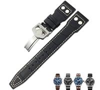 RWCCCRW Correa de reloj de piel de vaca italiana para IWC PILOT Mark PORTUGIESER PORTOFINO correas de reloj 20mm 21mm 22mm