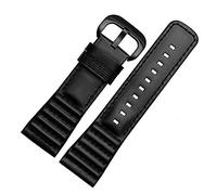 RWCCCRW Correa de reloj de pulsera de cuero genuino de 28mm con puntadas, bucles para correa de reloj para hombre Sevenfriday P3B/01 S2/01