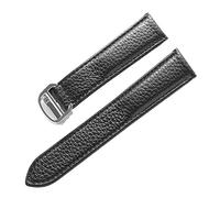 RWCCCRW Correa de reloj para Cartier Tank Solo, correa de reloj con cierre desplegable para hombres y mujeres, correa de reloj suave de cuero genuino, 20 mm 22 mm 23 mm