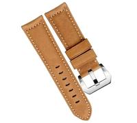 RWCCCRW Correa de reloj Retro de cuero de vaca auténtico para Panerai PAM111 441, correa de muñeca para hombre, 20mm, 22mm y 24mm
