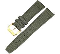 RWCCCRW Correa trasera de cuero de nailon para relojes de piloto IWC, accesorios de pulsera de reloj con cierre de seguro para hombres PORTUGIESER