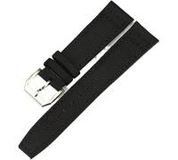 RWCCCRW Correa trasera de cuero de nailon para relojes de piloto IWC, accesorios de pulsera de reloj con cierre de seguro para hombres PORTUGIESER