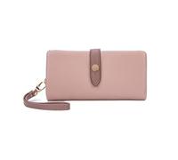 RWCCCRW Monederos para Mujer Carteras Bloqueo Carteras Bolsos Cuero Clips Largos para Dinero Estuches para Tarjetas de Visita (Tamaño: Rosa)