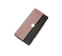 RWCCCRW Tarjeteros de Cuero Genuino Carteras de Negocios para Mujer Monederos Clips para Dinero Carteras de Bloqueo Bolsos Bolsos de Noche (Tamaño: Púrpura)