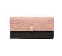 RWCCCRW Tarjeteros de Cuero Genuino Carteras de Negocios para Mujer Monederos Clips para Dinero Carteras de Bloqueo Bolsos Bolsos de Noche (Tamaño: Rosa)