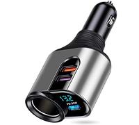 Rwekdza Cargador de Coche USB Cargador PD 30W Rapida Coche USB C Mechero USB 12V/24V para iPhone1312 Pro MAX Mini 11 XR 8 Samsung S21 Huawei LG iPad Airpods, Dashcam, etc.