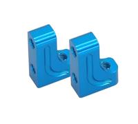 RWEQUTES 2 Soportes de servo de Metal, Soporte de fijación de servo, adecuados for T-Amiya 1/10 RC Car TT02 XV01 TB03 TT-02 XV-01 TB-03, Accesorios de Piezas.(Blauw)