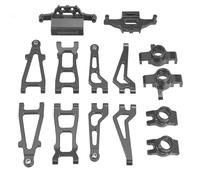 RWEQUTES Adecuado for el Kit de Metal de actualización y modificación de Piezas de automóvil de Control Remoto M-JX 1/20 20208 C8811(Titanium)