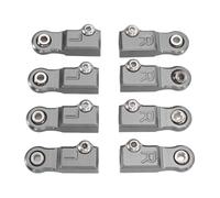 RWEQUTES Cabezal de Bola de Varilla de tracción de Metal con Orificio M3 Adecuado for Accesorios de actualización de Control Remoto de automóvil M-JX 1/10 10208 V2 V3 1/7 7303(4 Pairs T)