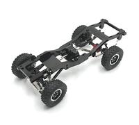 RWEQUTES Chasis con Acabado de Estructura metálica, Adecuado for Piezas de Accesorios de Coche de Control Remoto Modelo M-N MN82 LC79 1/12(Schwarz)