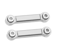 RWEQUTES Conjunto de dirección de Metal con holgura Cero y varillaje de 10 cojinetes de Acero for M-JX 14301, 14303 y 14304 (versión Mejorada) a Escala 1/14(Linkage Silver)