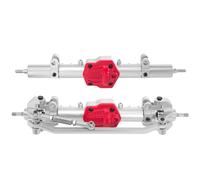 RWEQUTES Eje delantero y trasero de metal, eje recto, adecuado para M-N 1/12 MN128 MN86 MN86s G500, Accesorios de Actualización de Coche RC de Escalada(A Set S)
