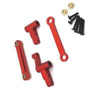 RWEQUTES Kit de Brazo oscilante con Copa de dirección, Soporte de Torre de amortiguación y pilares de carrocería for Piezas de Mejora de Coches RC M-JX 1/14 14209 14210(Rood)