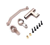 RWEQUTES Kit de Piezas de Repuesto for la dirección Delantera de Coches RC, Compatible con el Modelo M-JX 1/7 7303.(Champagne)