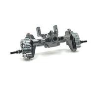 RWEQUTES Upgrade Metal Front Rear Portal Bridge Axle Differential Assembly for FMS 1/24 FCX24 Xiaoqi Crusher Chevrolet K5 RC Car Parts(Front Axle2)