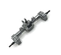 RWEQUTES Upgrade Metal Front Rear Portal Bridge Axle Differential Assembly for FMS 1/24 FCX24 Xiaoqi Crusher Chevrolet K5 RC Car Parts(Rear Axle2)