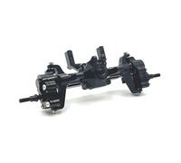 RWEQUTES Upgrade Metal Front Rear Portal Bridge Axle Differential Assembly for FMS 1/24 FCX24 Xiaoqi Crusher Chevrolet K5 RC Car Parts(Front Axle3)