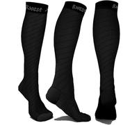 Rwest X Medias de Compresion, Calcetines de compresión Mujer y Hombre 18 mmHg para Running,Ciclismo, Deporte, Trotar, Correr, Volar, Viajar