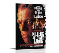 RWEWQRHG Póster de Killers Of The Flower Moon de arte moderno, pintura estética, cubierta de lienzo, póster artístico para pared, 30 x 45 cm, estilo marco